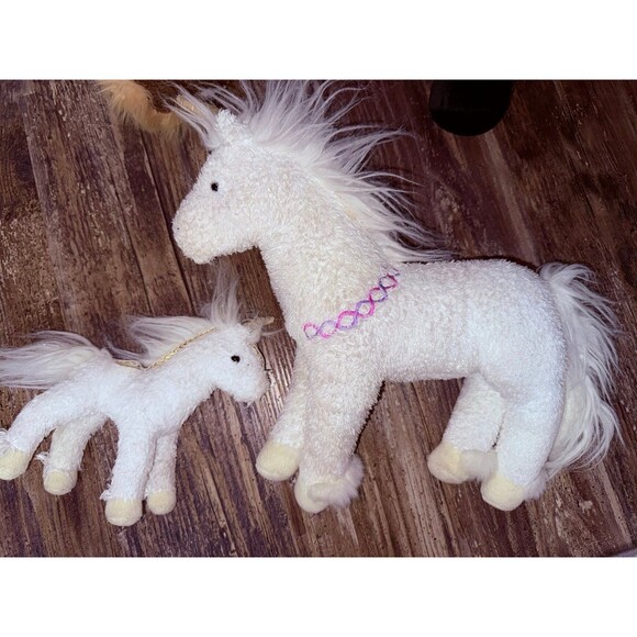 Aurora world Flopsie large 30’ plush horse & unicorn lot, rare collection - Picture 3 of 8